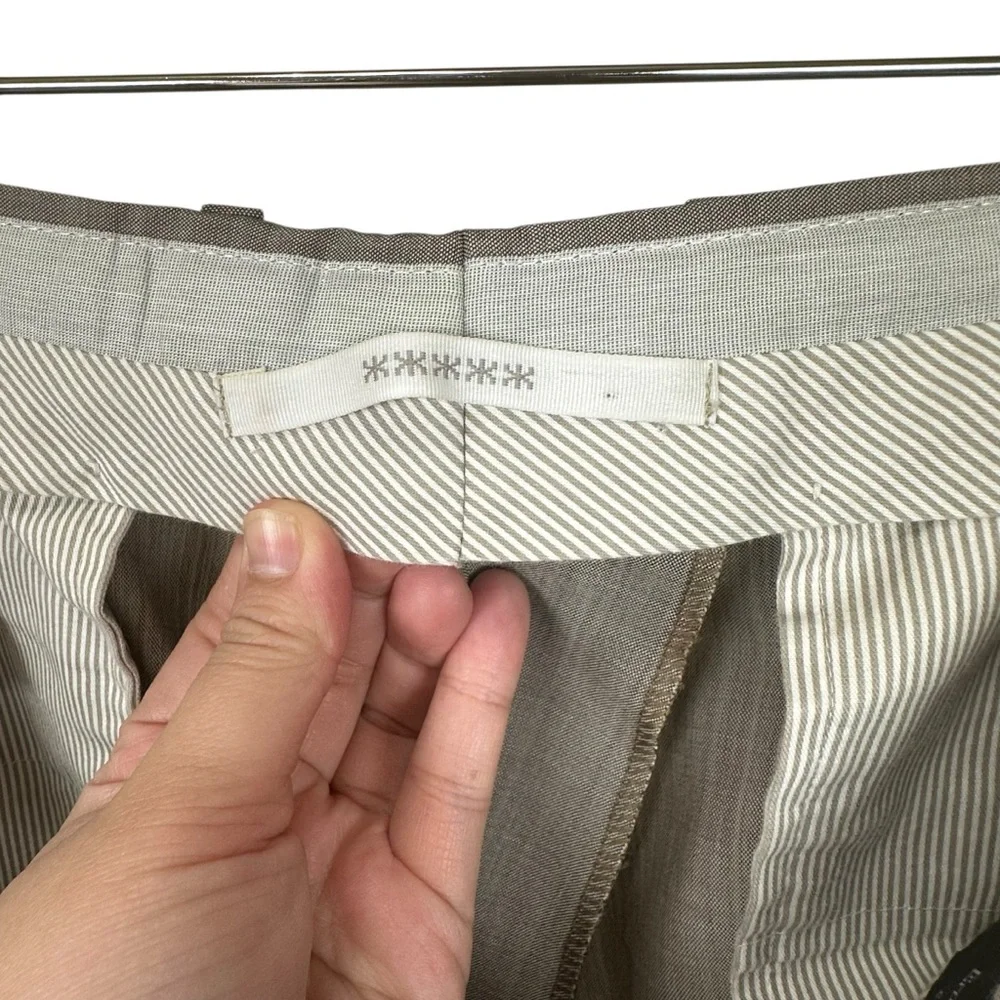 Ermenegildo Zegna Comfort Wool Dress Pants Gray Tailored Luxury Italy Formal 33 - Picture 8 of 8